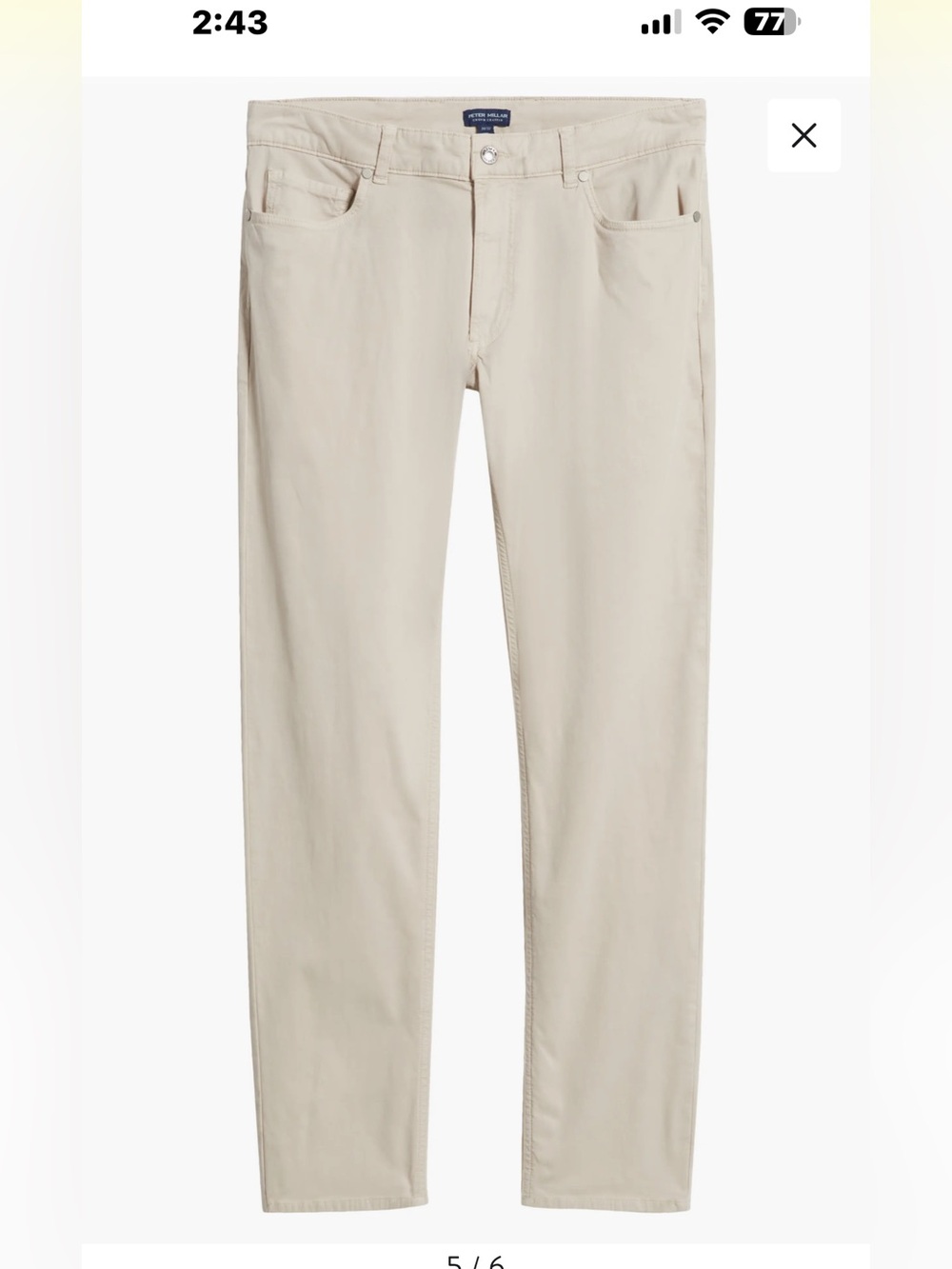 Peter Millar Men’s Chinos in Light Khaki